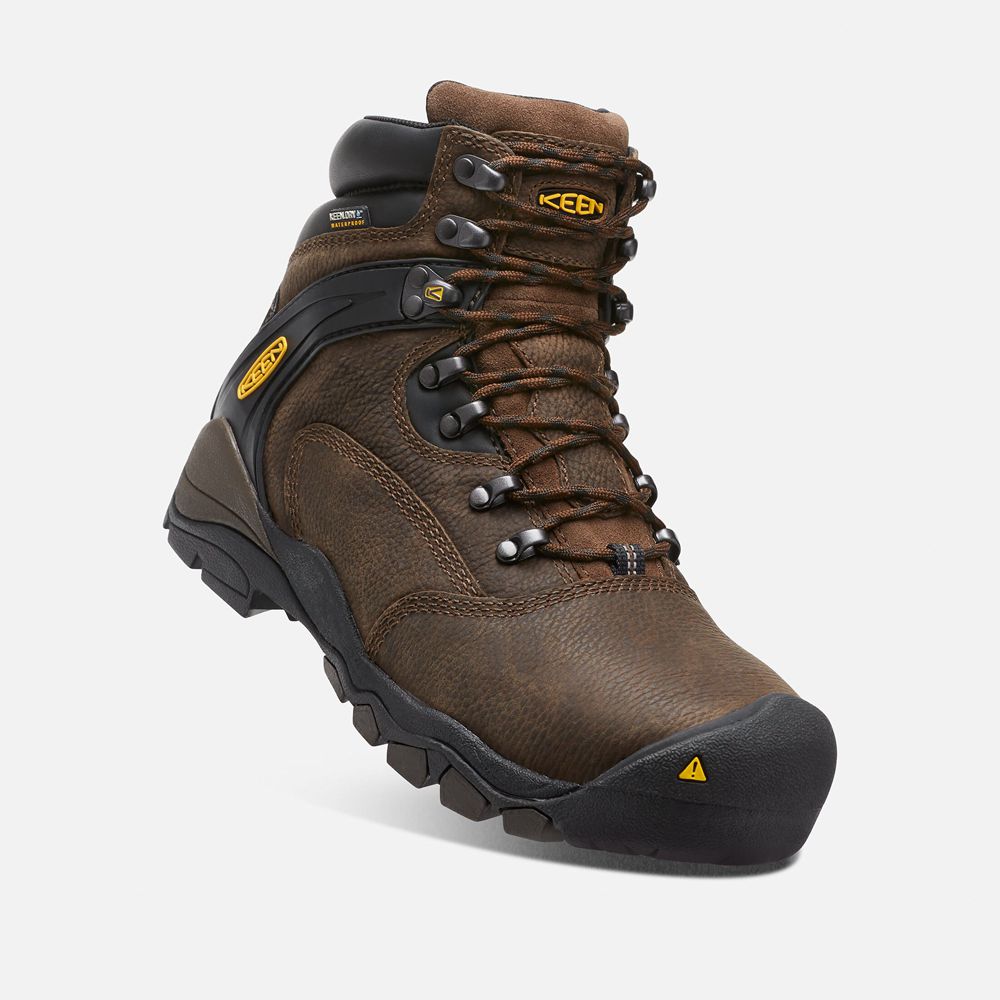 Botte de Travail Keen Homme Marron | Louisville 6\" (Steel Toe) | SATPG-6375